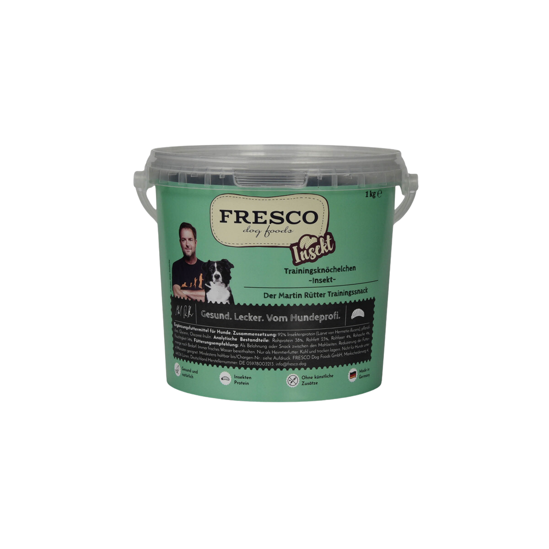Trainingsknöchelchen Insekt in der Variante 1kg Eimer (Martin Rütter Shop)