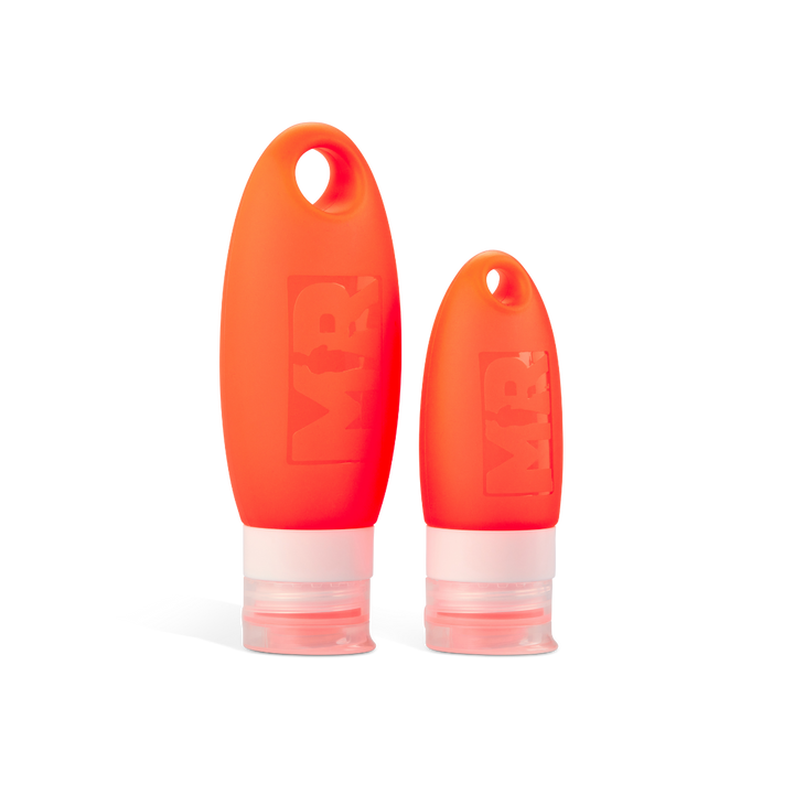 Futtertube befüllbar 2.0 in der Variante Neonorange / 100 ml / mit Karabiner (Martin Rütter Shop)