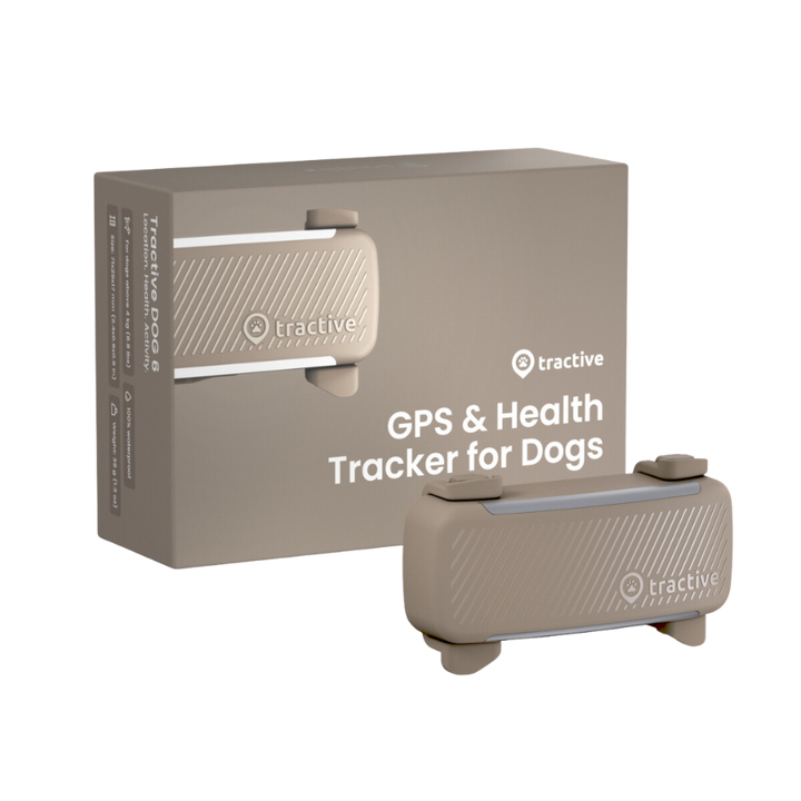 GPS Tracker Tractive Dog 6 in der Variante Beige (Martin Rütter Shop)