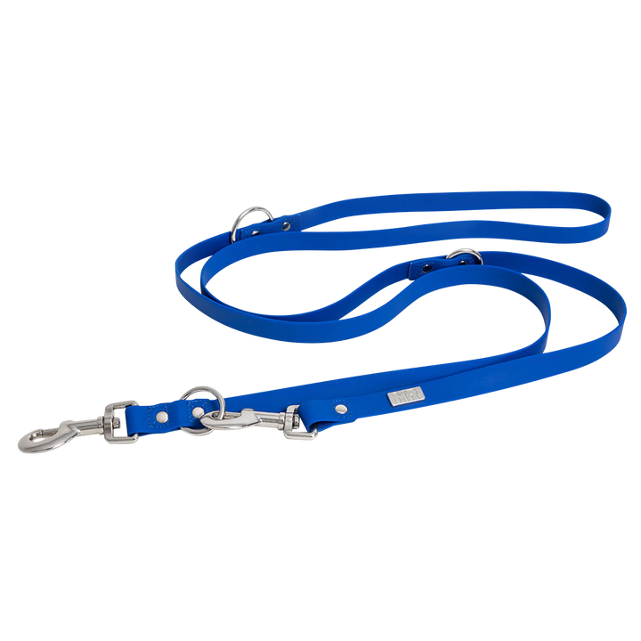 Kombi-Set SoftVinyl Halsband und Führleine Kobaltblau - Bild 4 (Martin Rütter Shop)