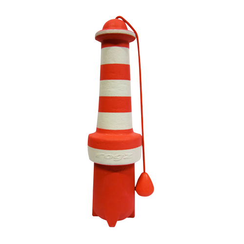 Leuchtturm schwimmfähiges Wasserspielzeug in der Variante Rot (Martin Rütter Shop)