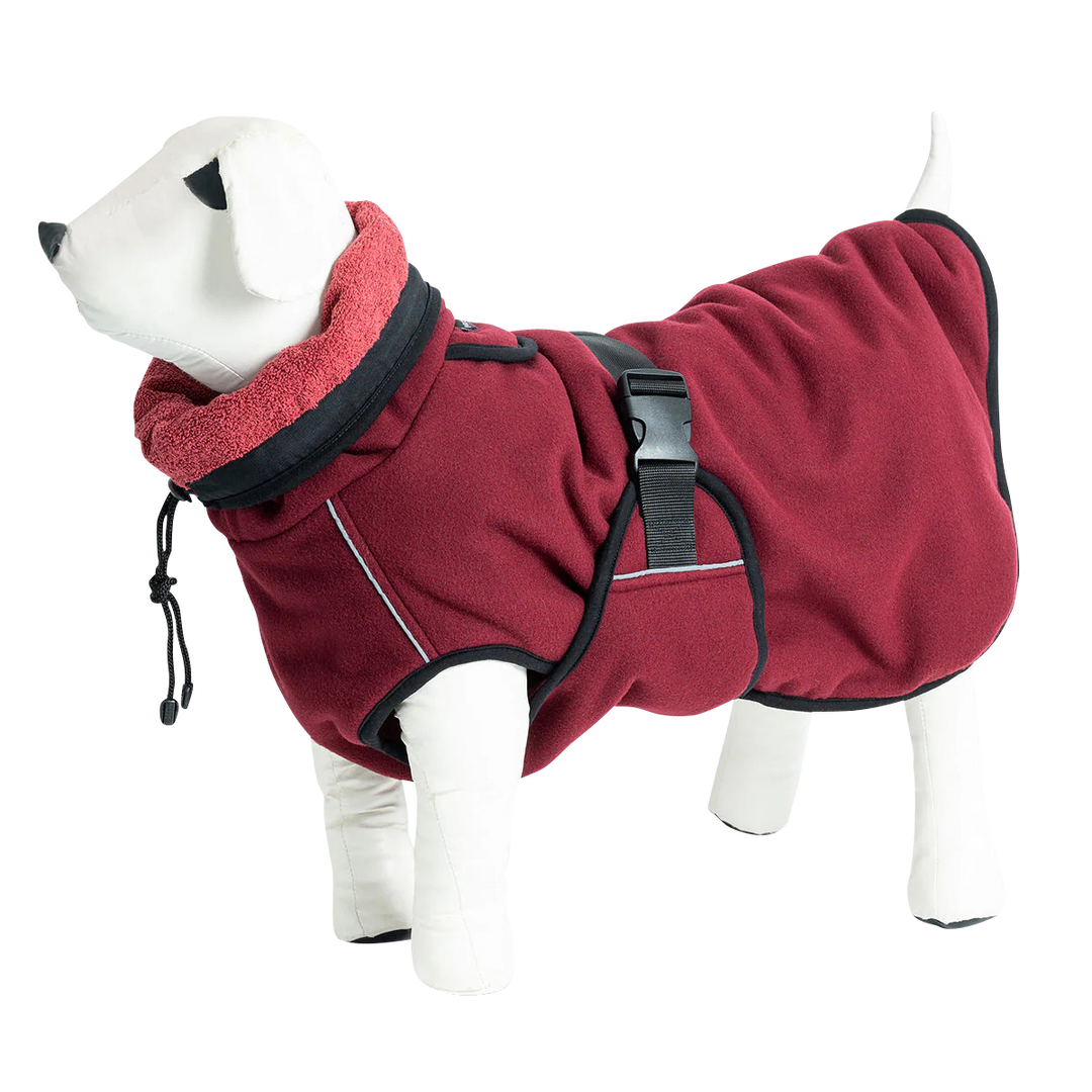 Wärmemantel wendbar mit Fleece Bordeauxrot in der Variante Bordeauxrot / XXL (Martin Rütter Shop)