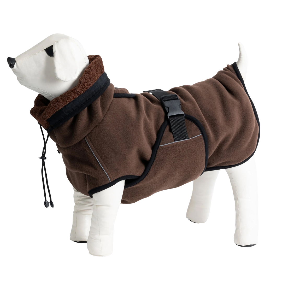 Wärmemantel wendbar mit Fleece Mocca in der Variante Mocca / XXL (Martin Rütter Shop)