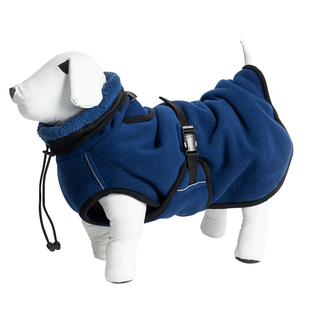 Wärmemantel wendbar mit Fleece Dunkelblau in der Variante Dunkelblau / XXL (Martin Rütter Shop)