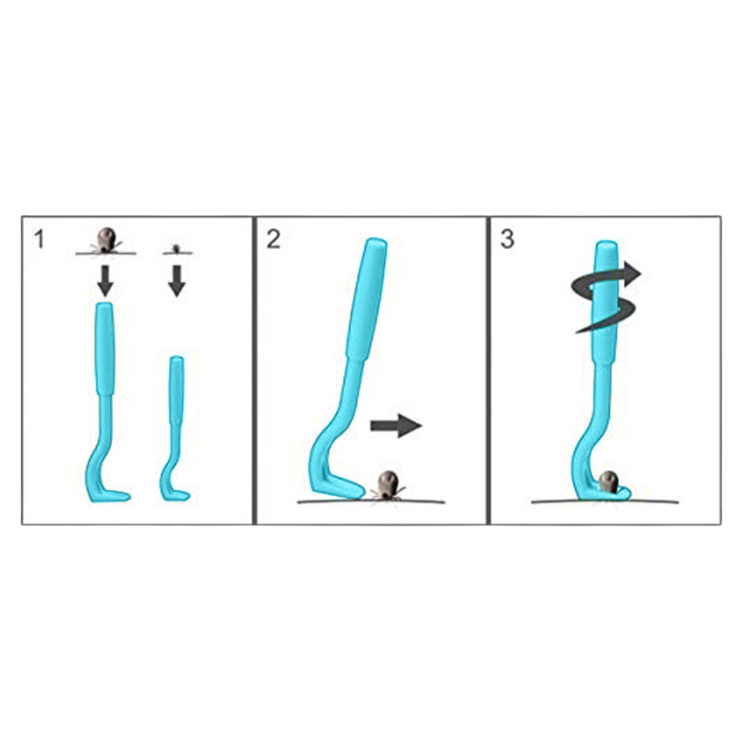 Zeckenhaken 2er Set mit Clipbox - Bild 3 (Martin Rütter Shop)