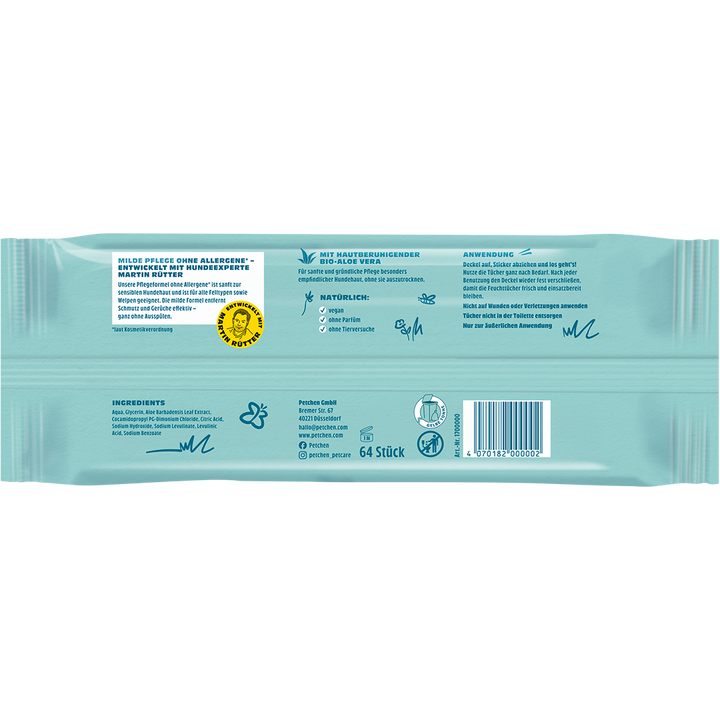 Feuchttücher für Hunde