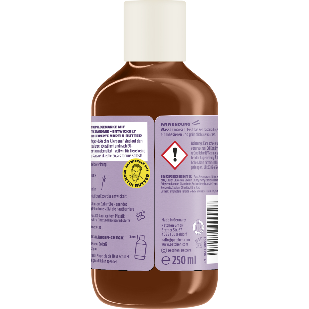 Hundeshampoo für Kurz- und Langhaar