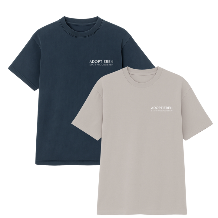 T-Shirt Unisex "ADOPTIEREN STATT PRODUZIEREN" - Bild 1 (Martin Rütter Shop)