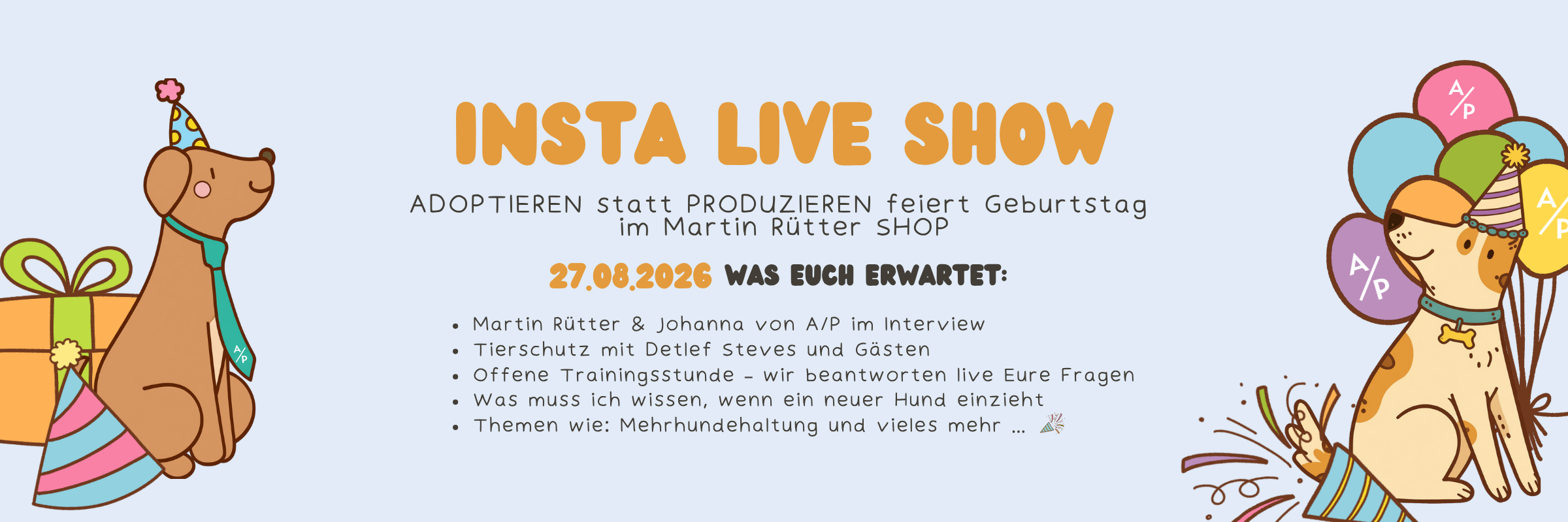 Hundetraining_Martin Rütter_Adoptieren statt Produzieren_Spendentag_Gäste