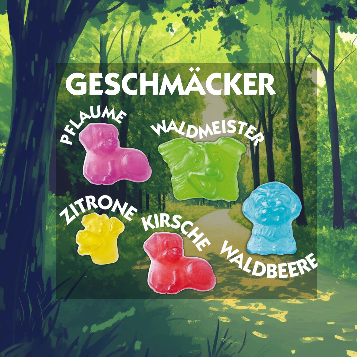 Katjes Hundjes Fruchtgummi - Bild 2 (Martin Rütter Shop)