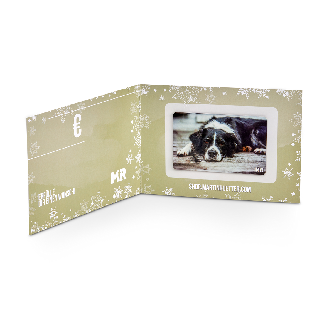 Geschenkgutschein "Happy Pawlidays" - Bild 2 (Martin Rütter Shop)