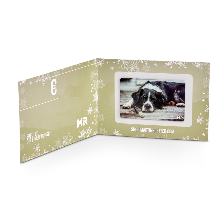 Geschenkgutschein "Happy Pawlidays" - Bild 2 (Martin Rütter Shop)