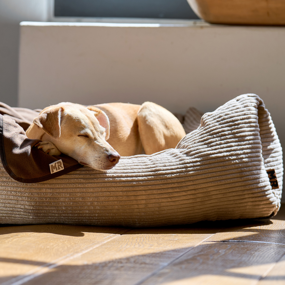 Hundebett COZYCORD - mit Wendekissen und wasserabweisendem Innenbezug