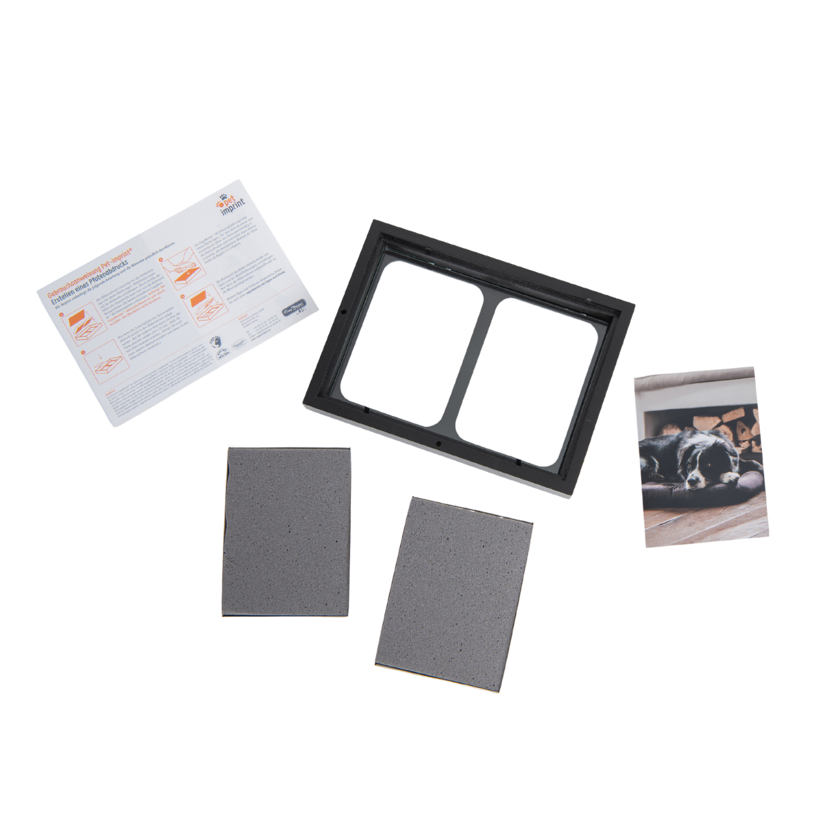 Pfotenabdruck Formschaum 2er Rahmen - Bild 10 (Martin Rütter Shop)