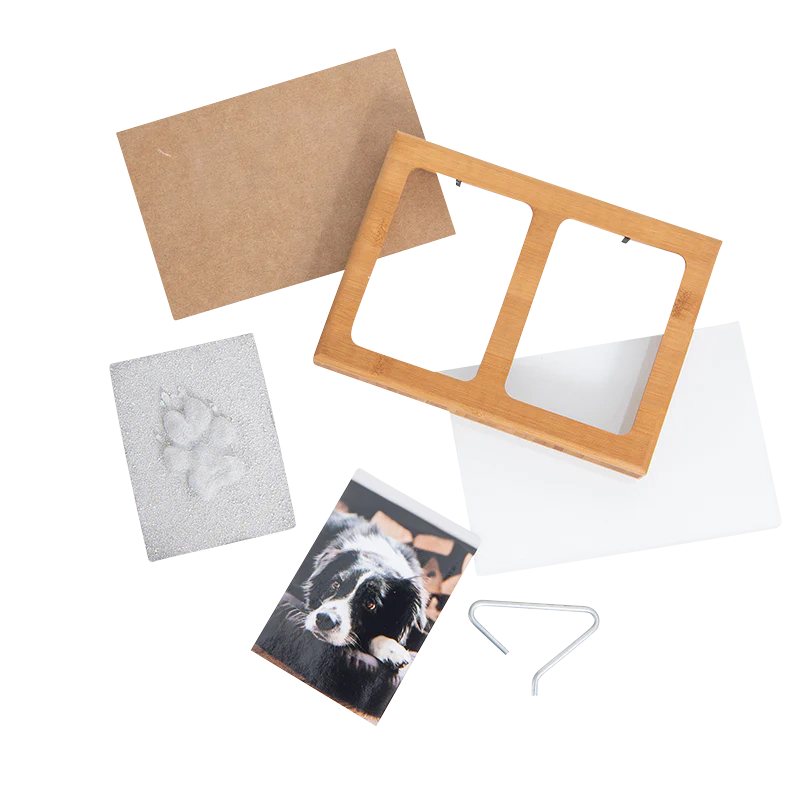 Pfotenabdruck Gips 2er Rahmen - Bild 4 (Martin Rütter Shop)