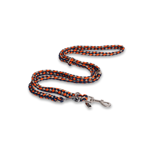 Führleine Tauwerk Dunkelblau-Orange in der Variante Dunkelblau-Orange / 12 mm (Martin Rütter Shop)