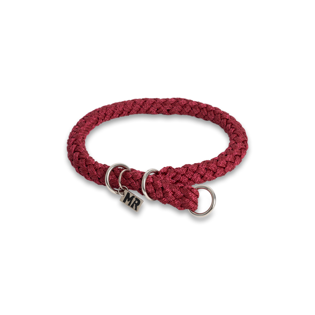 Hundehalsband Tauwerk Bordeaux in der Variante Bordeaux / 60 cm (Martin Rütter Shop)