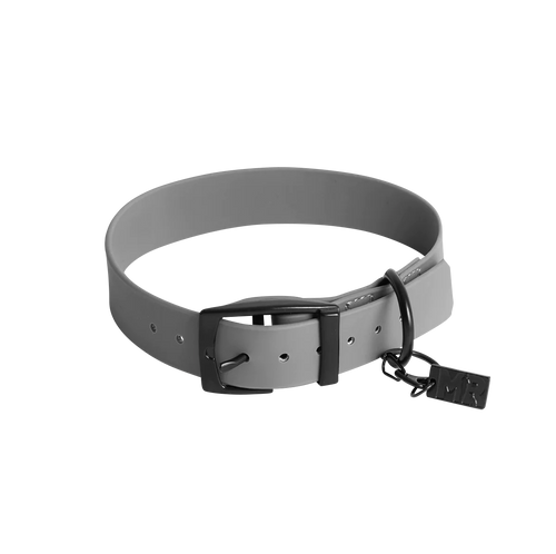 Hundehalsband SoftVinyl Platingrau in der Variante Platingrau / XXL (Martin Rütter Shop)