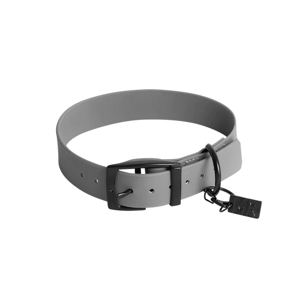 Hundehalsband SoftVinyl Platingrau in der Variante Platingrau / XXL (Martin Rütter Shop)