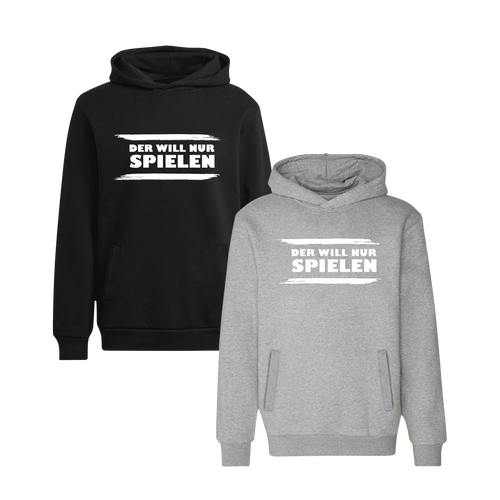 Hoodie Unisex "DER WILL NUR SPIELEN" - Bild 4 (Martin Rütter Shop)