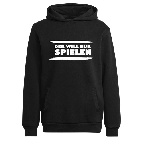 Hoodie Unisex "DER WILL NUR SPIELEN" in der Variante Schwarz / XXL (Martin Rütter Shop)