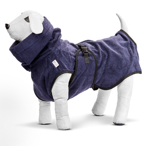 Bademantel DOGDRY Dunkelblau in der Variante Dunkelblau / 3XL (Martin Rütter Shop)