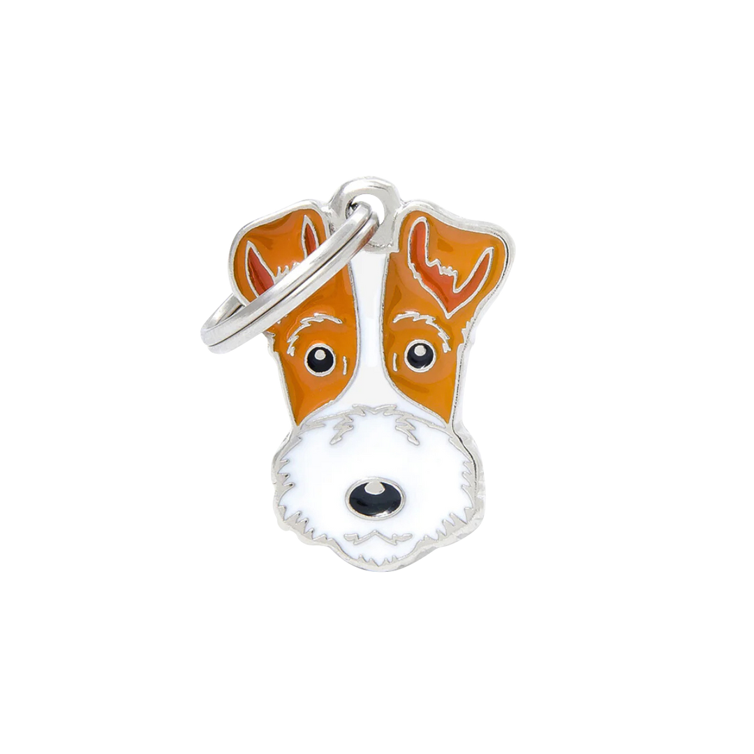 Hundemarke personalisiert Hunderassen in der Variante Fox Terrier (Martin Rütter Shop)