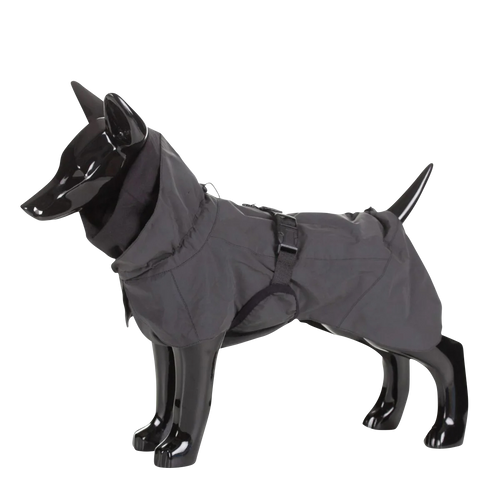 Regenmantel vollreflektierend Anthrazit in der Variante Anthrazit / XL (Martin Rütter Shop)