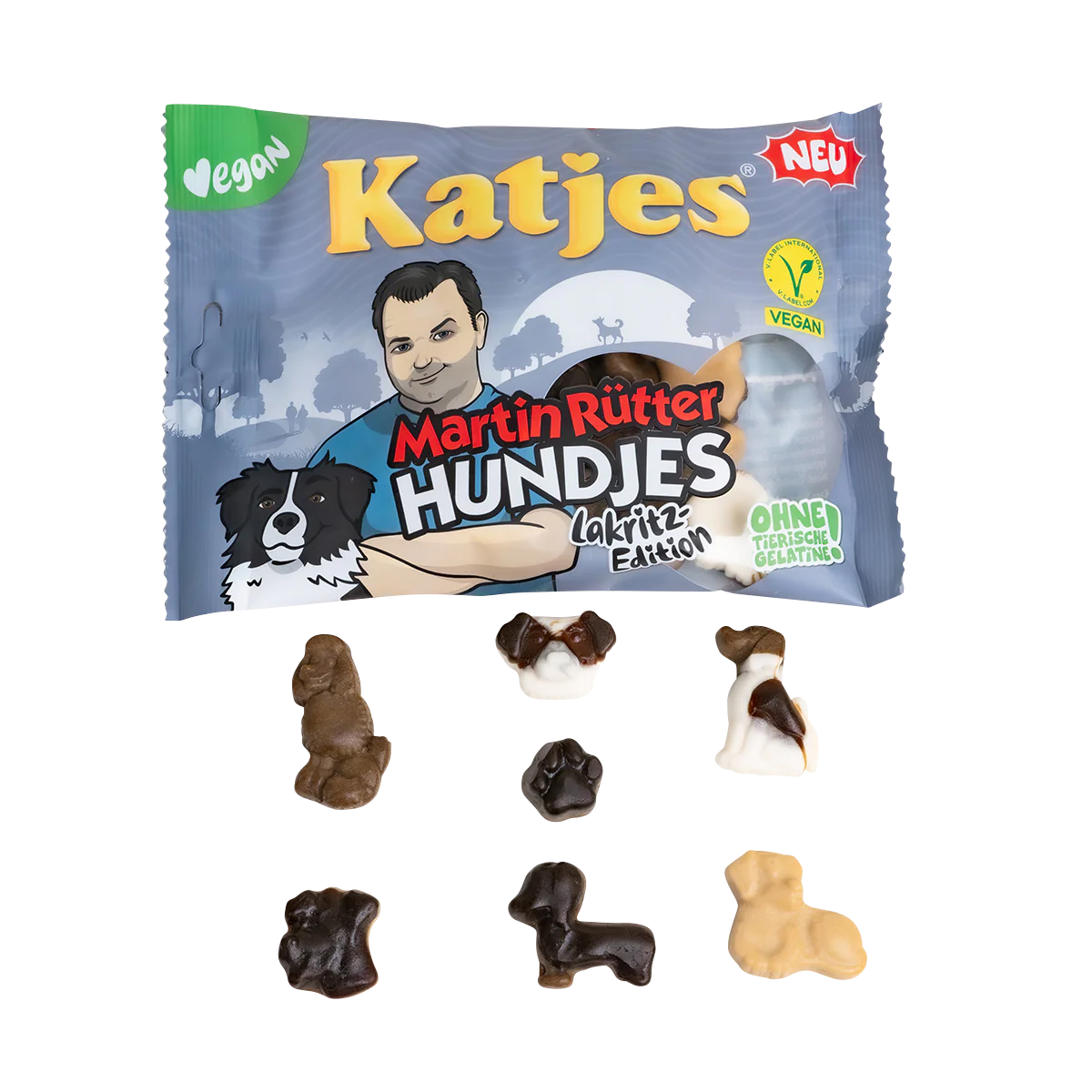 Katjes Hundjes Lakritz - Bild 2 (Martin Rütter Shop)