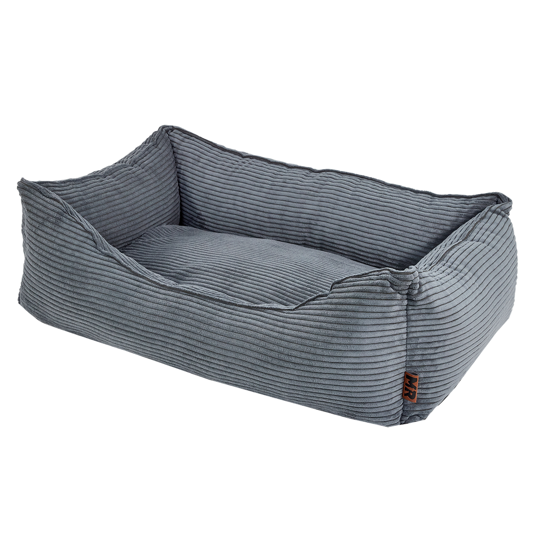 Hundebett mit Wendekissen Cozycord in der Variante Grau-Blau / XL (Martin Rütter Shop)