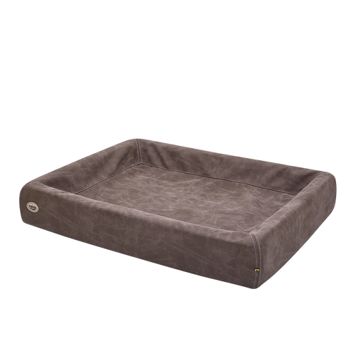Hundebett KUDDE Wildlederoptik in der Variante Taupe / XL / Spezial (Martin Rütter Shop)