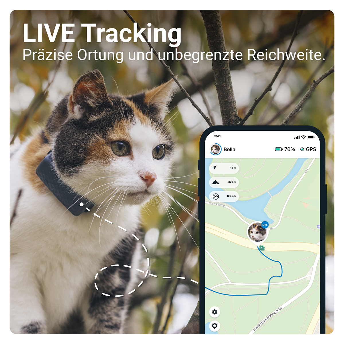 GPS Tracker Tractive Cat Mini – Martin Rütter SHOP