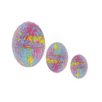 Hunde-Straußenei befüllbar oder mit Wurfkordel Sonderedition in der Variante Bunt / L - ohne Kordel (Martin Rütter Shop)