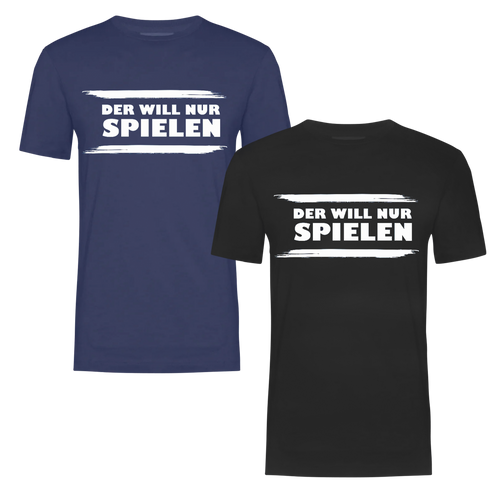 T-Shirt Unisex "DER WILL NUR SPIELEN!" - Bild 2 (Martin Rütter Shop)
