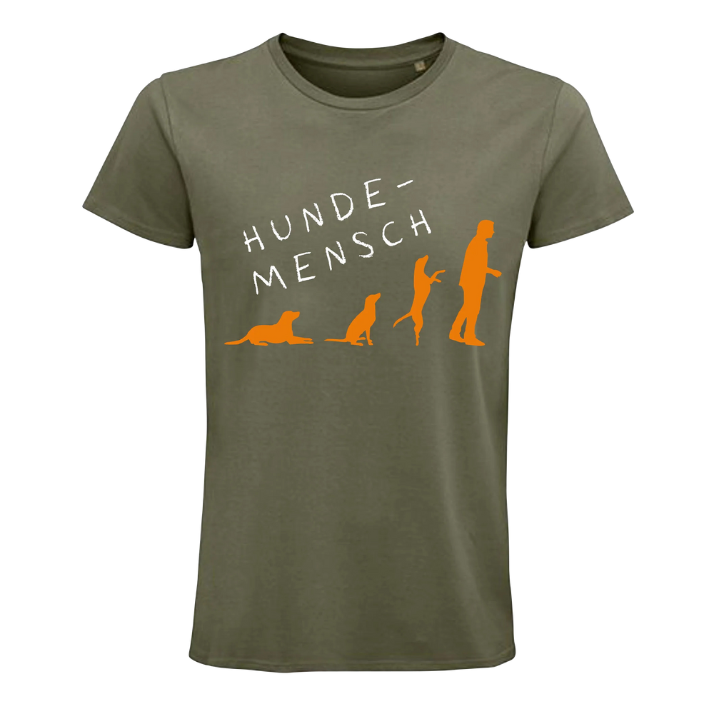 SALE - T-Shirt - HUNDEMENSCH! - Unisex - khaki