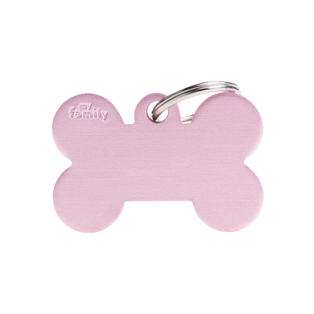 Hundemarke personalisiert Knochen in der Variante Rosa / XL (Martin Rütter Shop)