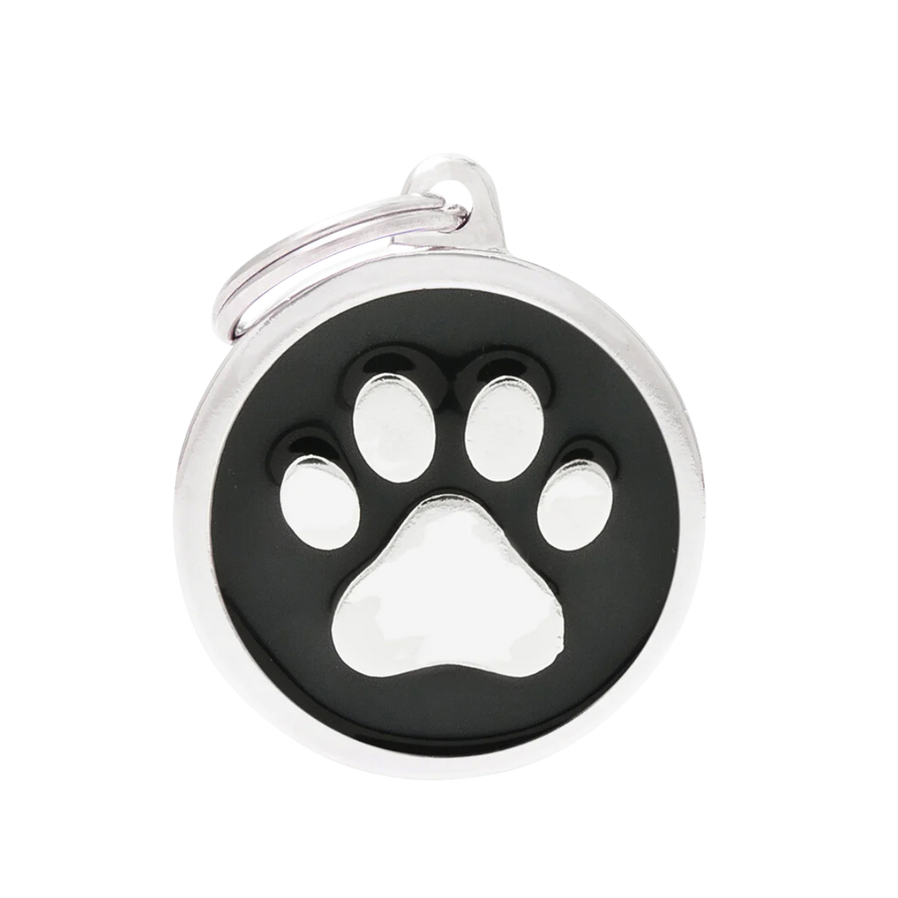 Personalisierte Hundemarke - Kreis Pfote