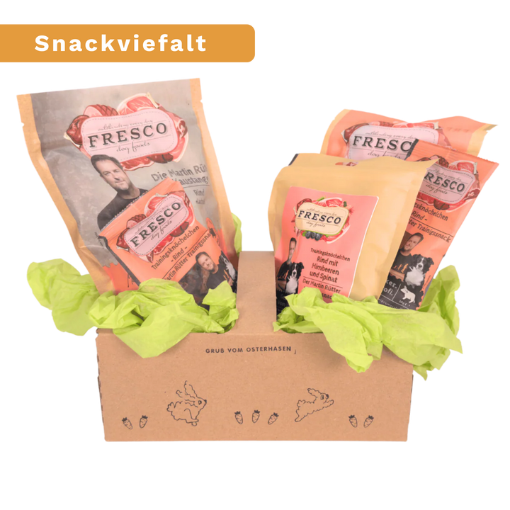 Osterkörbchen Snackvielfalt Fresco Rind