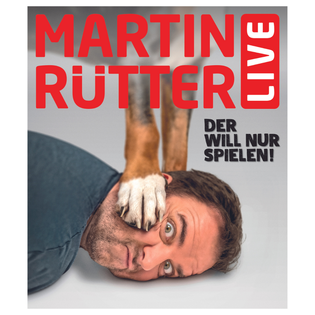 Ticket / Martin Rütter Live - DER WILL NUR SPIELEN! / 27.03.2025 GRAZ in der Variante mit Versicherung (Martin Rütter Shop)