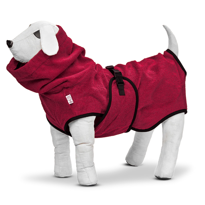Bademantel DOGDRY Himbeere