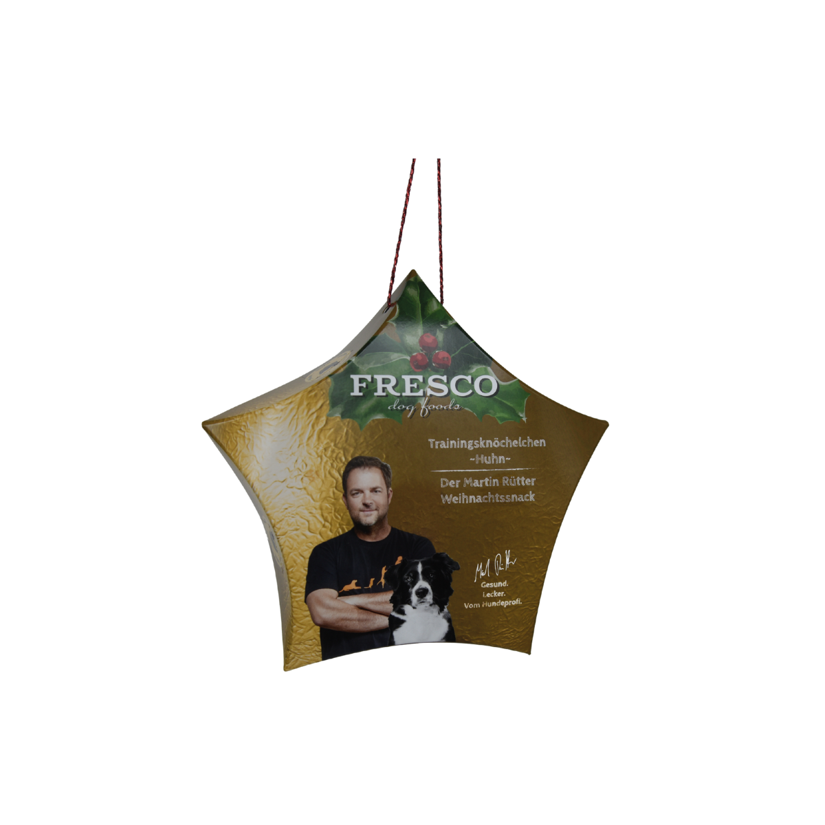 Weihnachtsstern mit Trainingsknöchelchen