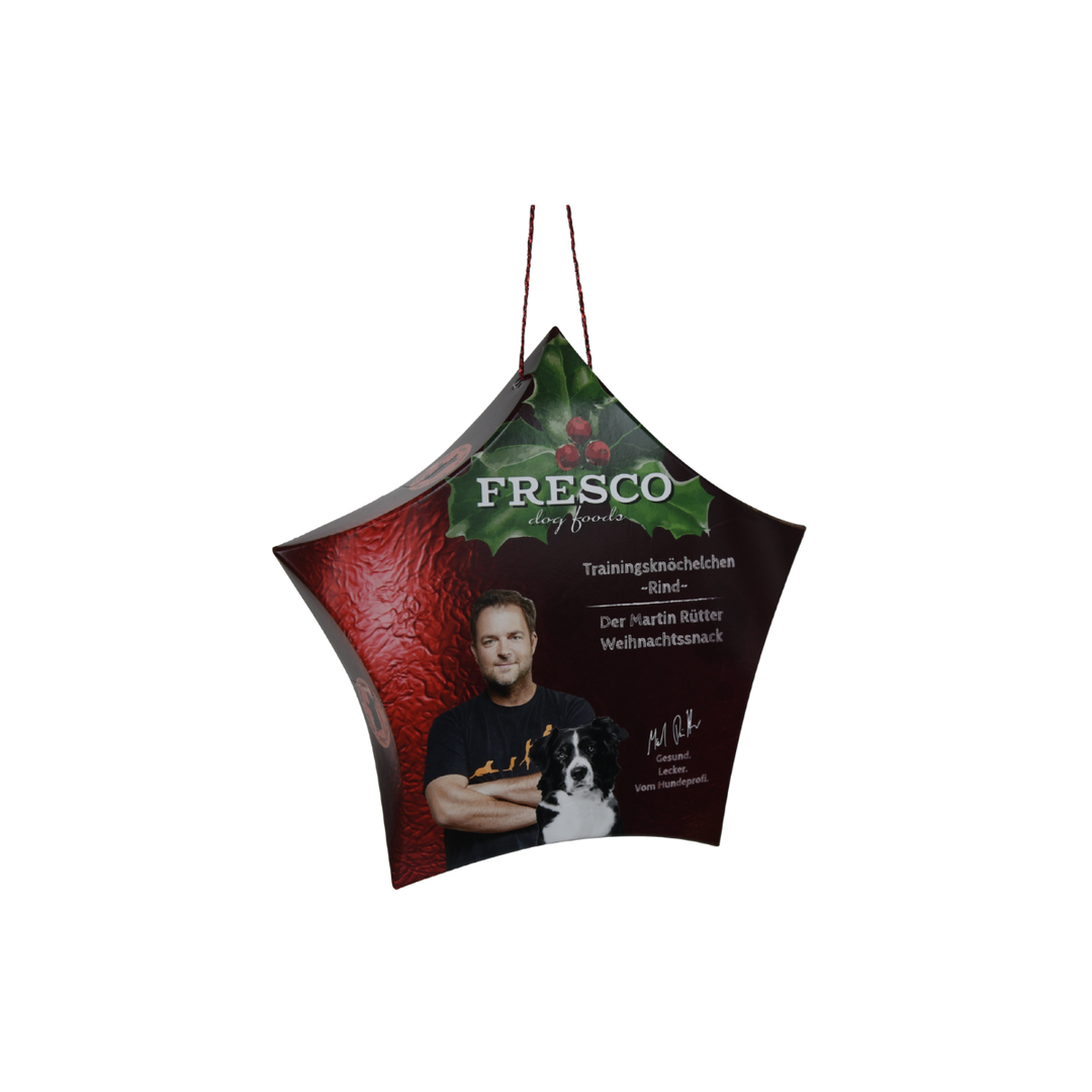 Weihnachtsstern mit Trainingsknöchelchen