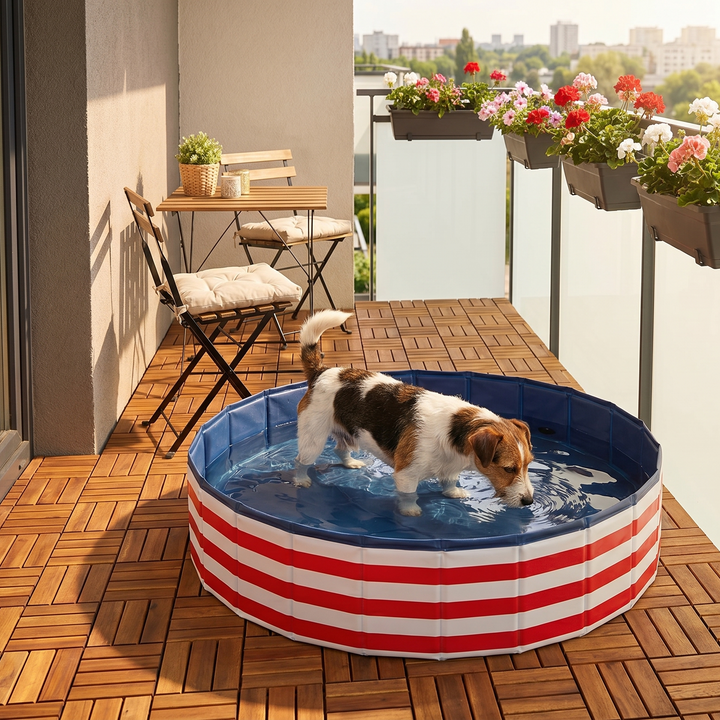 Faltbarer Hundepool