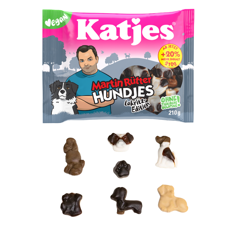 Katjes Hundjes Lakritz - Bild 2 (Martin Rütter Shop)