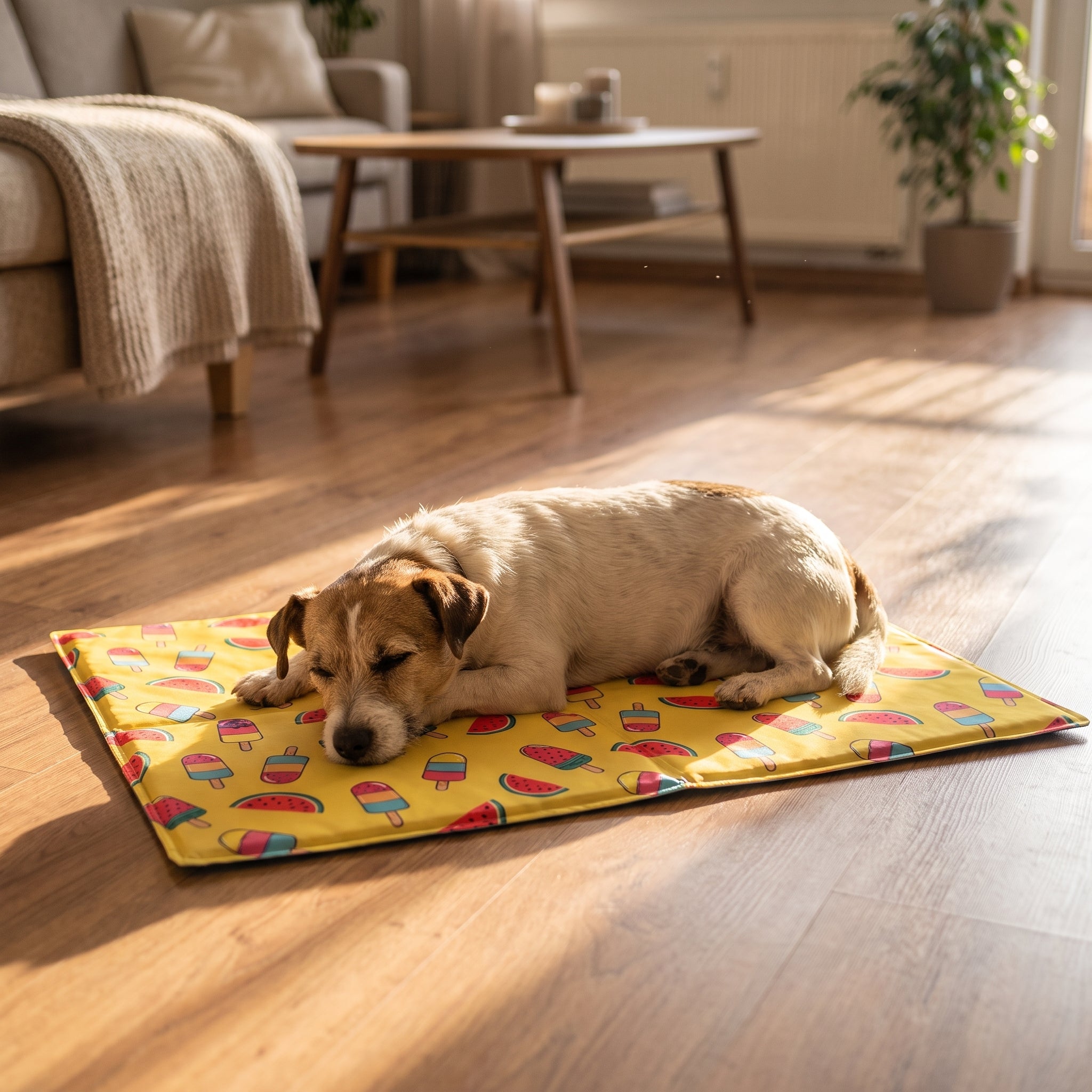 Kühlmatte für Hunde selbstkühlend mit Motiv