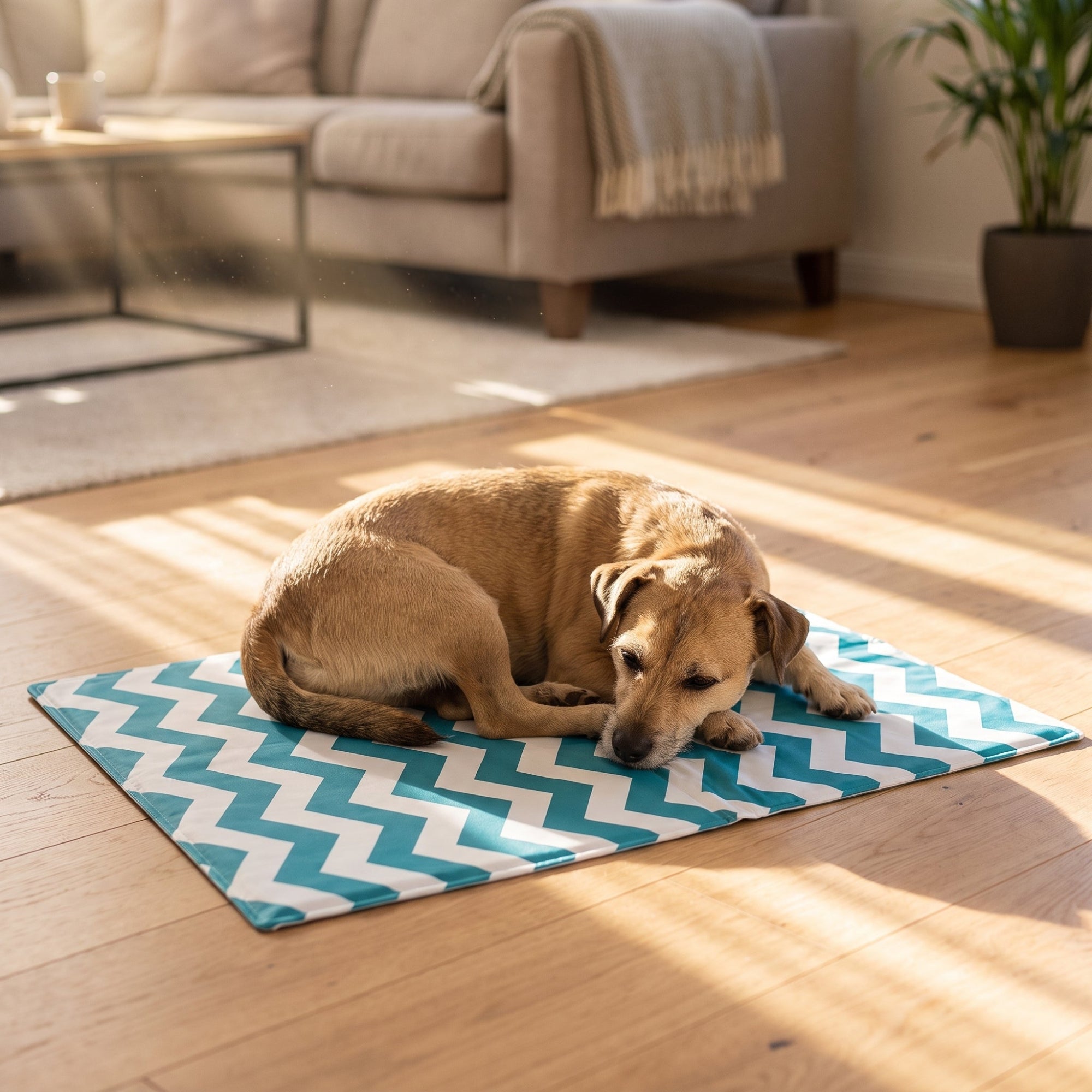 Kühlmatte für Hunde selbstkühlend mit Motiv