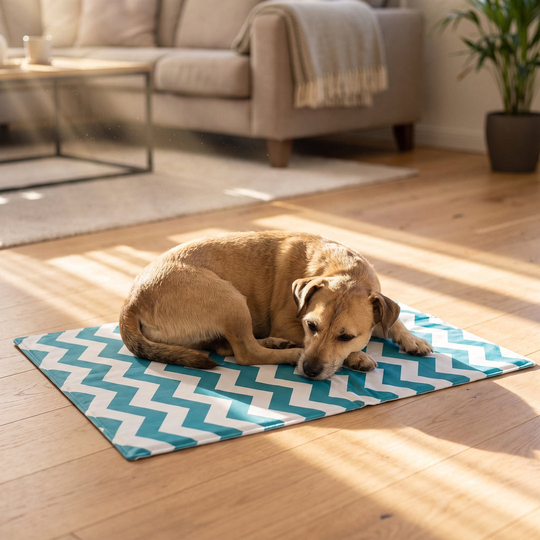 Kühlmatte für Hunde selbstkühlend mit Motiv