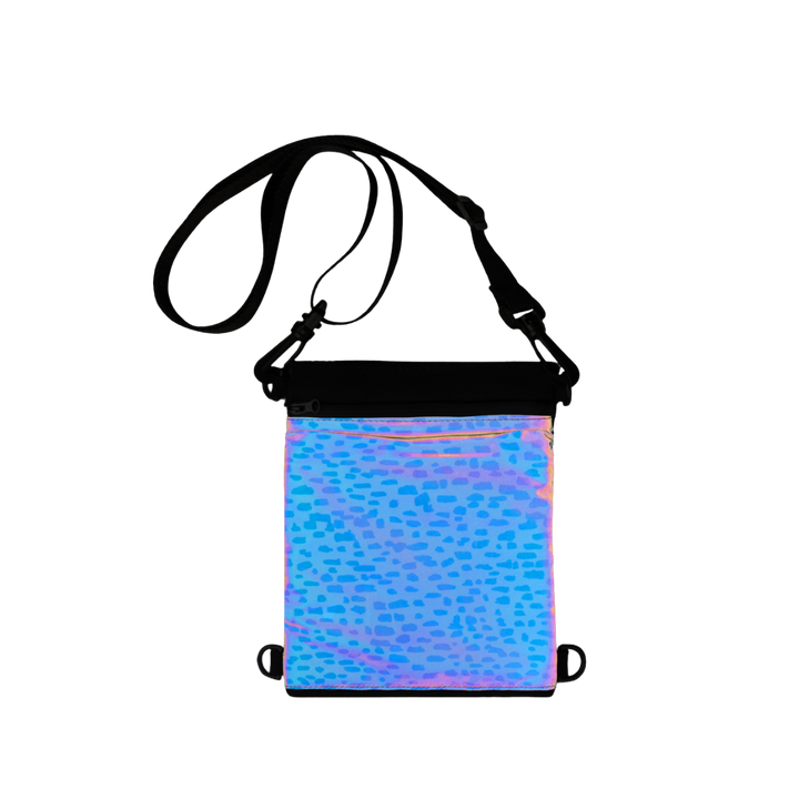 Leckerlitasche reflektierend Hellblau