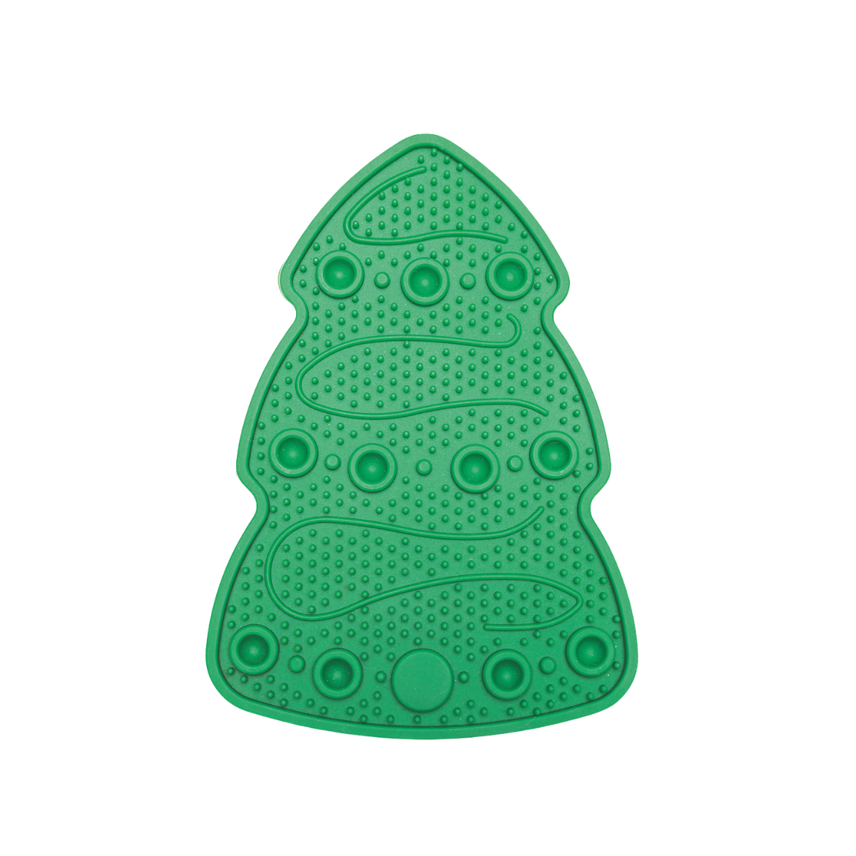 Kleine Weihnachtsbox Snack & Fun mit Leckmatte Tannenbaum