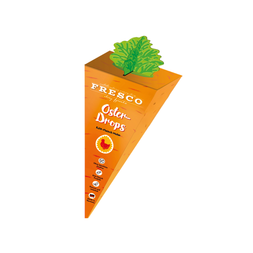 Limited Edition - Ostermöhre gefüllt mit Trainingsdrops Huhn